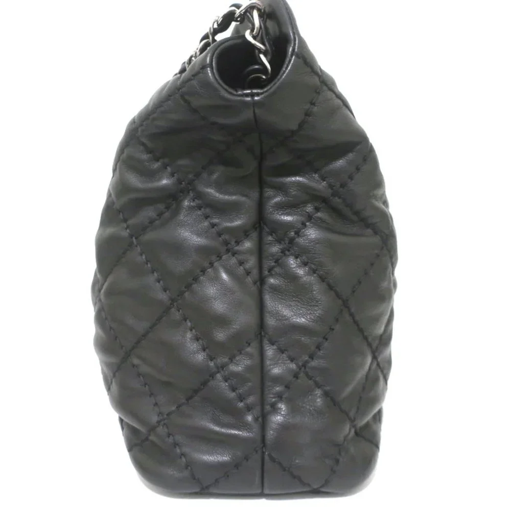 CHANEL 2013 ULTIMATE STITCH HOBO BLACK QUILTED LEATHER LARGE SHOULDER BAG - Picture 4 of 15